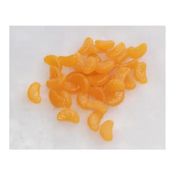 100KS/VEĽA DIY príslušenstvo Plastové Remesiel simulácia falošné miniatúrne orange plátok domáce dekorácie časti darčeky #DIY017