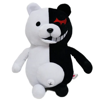 1pc 25 cm/35 cm Kawaii Dangan Ronpa Monokuma Plyšové Hračky, Plyšové Mäkké Cartoon Black White Bear Bábika Dieťa Detí Narodeninám