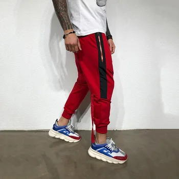 2020 Módne Hárem Nohavice Mužov Hip Hop Príležitostných Bežcov elastický pás Fitness Tepláky Muž Streetwear Kríž nohavice Nohavice
