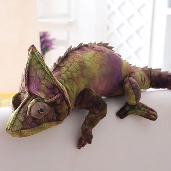 28 inch Simulované Chameleon Animal Model Bábika Plyšový plyšová Izba Dekor Darček