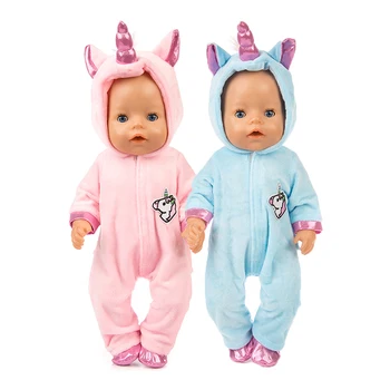 Horúce 2ks/set Doll Oblečenie vhodné Pre 43 cm baby Doll oblečenie reborn Bábiky Príslušenstvo