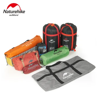 Naturehike Skladacia veľkokapacitný Úložný Vak Outdoor Ultralight Odolné Tašky Duffel Taška Prenosná Cestovanie, Camping 45L 100L