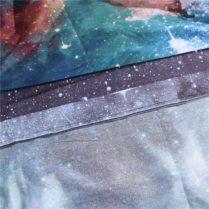Slnovrat Textil, 3D Vysoká Kvalita Galaxy posteľná bielizeň Nastaviť Mliečna Cesta Štýl Posteľ Obloženia Twin/Queen Size Bed Sheets Perinu 4pcs Nastaviť