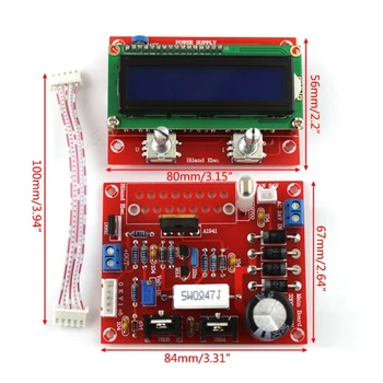0-28V 0.01-2A Nastaviteľné DC Regulovaný Napájací zdroj DIY Auta s LCD Displejom 425D