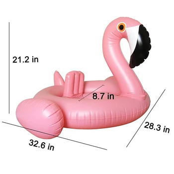 0-3 Rokov Detské Nafukovacie Flamingo Swan Bazéne Plávať s Slnečník Jazda-Na Plavecký Krúžok Bezpečné Sedadlo Vodné Hračky Dieťa Kruh