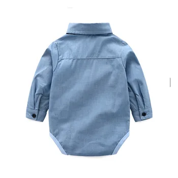 0-3T novorodenca oblečenie set pre chlapcov, detské oblečenie vyhovovali modré bavlnené nohavice + Navy nohavice s pásom pekný chlapcov, oblek prvý darček