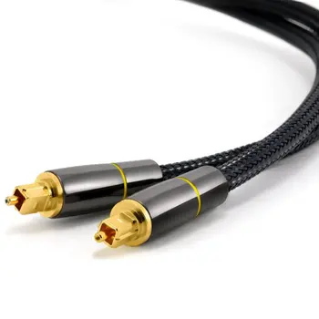 0,5 m,1 m,1,5 m,2m,3m,5m HIFI 5.1 Digitálneho Zvuku SPDIF Optický Kábel Toslink audio Kábel Optickým Audio Kábel