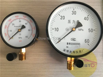 0-60MPA tlakomer Pre S60H Diesel Vstrekovacej Trysky Tester, Common Rail Injektor Tester Nástroj