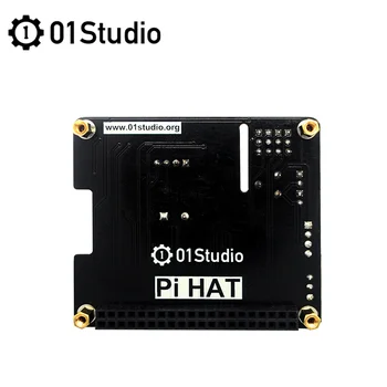 01Studio PiHAT Raspberry Pi 3B 3B+ 4B Rozvoj Demo Expansion Board Modul Python Programovanie 2G 4G 8G