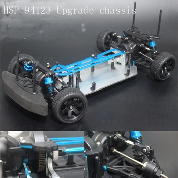 1/10 RC crawler podvozku pre HSP infinity 94123 model racing Drift Auto 1:10 Upgrade brusheless spodnej časti Rámu auta