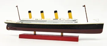 1:1250 Titanic Luxusné mail Zliatiny osobnú loď, model Hotové ozdoby v sfarbenie