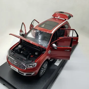 1:18 Diecast Model pre Ford Everest Endeavour 2019 Červená SUV Zliatiny autíčka Miniatúrne Kolekcie Darček Forme Ranger