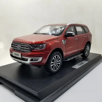 1:18 Diecast Model pre Ford Everest Endeavour 2019 Červená SUV Zliatiny autíčka Miniatúrne Kolekcie Darček Forme Ranger