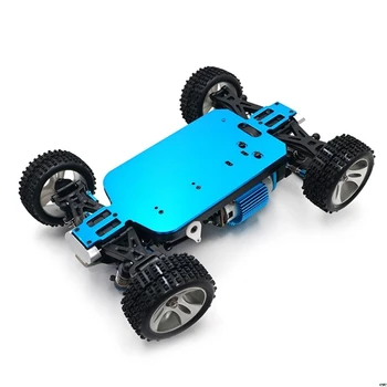 1/18 RC Auto modrá 4WD Auto Šasi z Uhlíkových Vlákien Časti Podvozku Pre WLtoys A949 A959-B A969 A979 K929 RC auto príslušenstvo