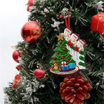 1/2/3KS 2020 Karantény Vianočné Prívesok Osobné Prežil Rodiny Ozdoby Vianočné Dovolenku Dekorácie J50