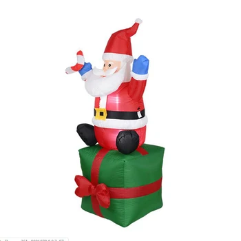 1.2 M/1,8 M/2,4 M Nafukovacie Santa Claus, Vianočné Snehuliak Arch Vonku Ozdoby Strany Rekvizity Dvore, Záhradné Dekorácie Vianoce