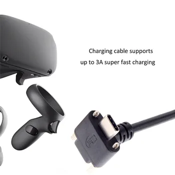 1/3/5/8M USB Typu C Dátový Kábel 3A Rýchle Nabíjanie Kábel pre Oculus Quest Odkaz VR Headset pre Parné VR Quest Typ-C 3.1 USB Line