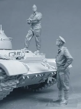 1/35 Rozsahu Montáž Živice Obrázok auta Sovietskeho tanker a dôstojník
