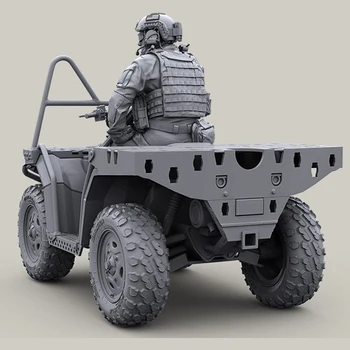 1/35 živice model auta US Special Forces moderná ATV rider s Mk18 karabína (len jeden vojak) Nevyfarbené 245G