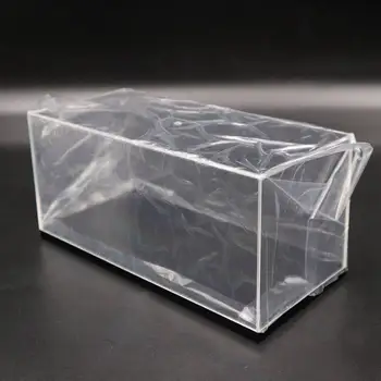 1/43 Rozsahu Display Box Model Auta Akryl Prípade Transparentné Prachotesný s Čierny Základ Vysokú Kvalitu 14 cm