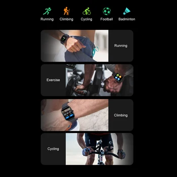 1.54 palcový Bluetooth Hovoru / Hudba Smart Hodinky Fitness Tracker Muži Ženy Podporu Vytáčať A prijímať hovory Smartwatch pre IOS a Android