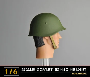 1/6 rozsahu kovové prilby spp klobúk SSH40 druhej svetovej VOJNY Sovietsky vojak, akcia obrázok príslušenstvo