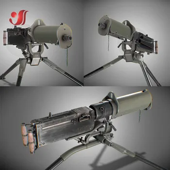 1:6 Rozsahu Maxim MG08 Guľomet Model Vojenskej Armády Zostaviť Zbraň Hračka Pre 12