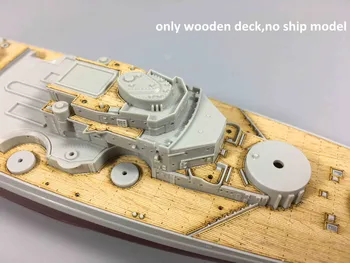 1/700 Rozsahu Drevené Paluby pre Trumpeter 05711 Nemecko Battleship Bismarck 1941 Model Súpravy