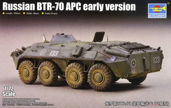 1 / 72 ruskej BTR-70 skoro Typ Vojenské Montáž Model 07137