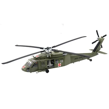 1:72 UH-60 S-70 Black Hawk UH-60A taktické dopravné vrtuľník predpripravené hobby zberateľskú hotový plastový model lietadla