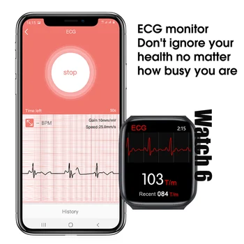 1.75 Palcový Displej Smart Hodinky Muži Ženy Telesnej Teploty EKG Smartwatch Krvný Tlak Nepremokavé Fitness Tracker Sledovať PK W34