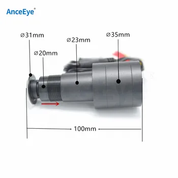 1.8 MM Fisheye Objektív CSEE IMX307 hviezdne svetlo 1080P dvere oko kamery ip CCTV krytý Onvif P2P Miniatúrne Bullet Mini IP Web Cam Brány