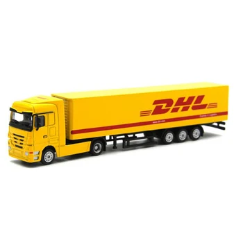 1/87 rozsahu kontajner kontajner diecast zliatiny truck model MSC Stredozemného mora doprava dopravný prostriedok, hračky, darčekové zber