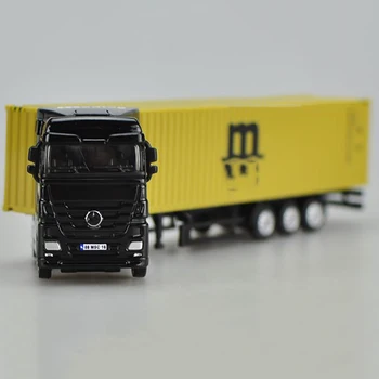 1/87 rozsahu kontajner kontajner diecast zliatiny truck model MSC Stredozemného mora doprava dopravný prostriedok, hračky, darčekové zber