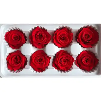 1 Box Vysokej Kvality Konzervované Kvety, Kvet Nesmrteľný Rose 4CM Príručka DIY Surovín Večný Život Kvet Valentína Darček