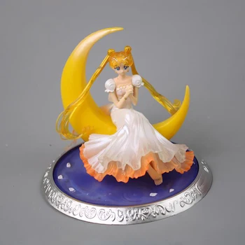 1 Ks Komiksu, Anime, Sailor Moon Dievčatá Sedenie PVC Akčné Figúrky Zber Model Hračky, Bábiky pre Deti, Dievčatá Dary