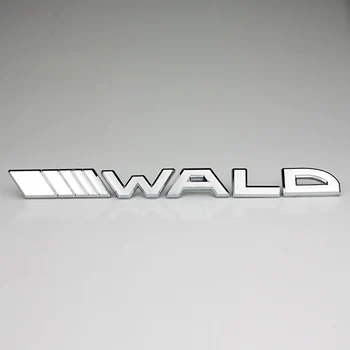 1 KS nový 3D chrome WALD odznak BLACK BISON znak Limit bison upravené zadné auto nálepky, Auto Styling NAJVYŠŠEJ kvality