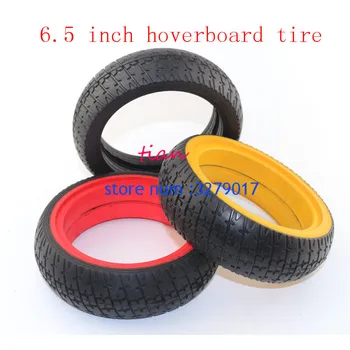 1 ks červená 6.5 palcový Pevný Pneumatiky 6.5 palcový hoverboard pneumatiky pre 6.5