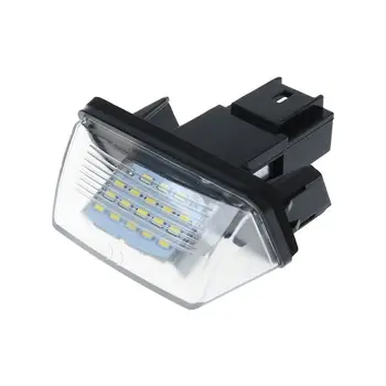 1 Pár, 18 LED, Číslo Licencie Doska Svetlá na Čítanie Pre Peugeot 206 207 307 308 406 Citroen C3/C4/C5/C6 Automobily Signál Lampa