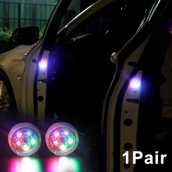 1 Pár 5 LED Bezdrôtovú Automobilovú Otvorili Dvere Upozornenie Bleskové Svetlo, Anti-collid Univerzálny NJ88
