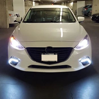 1 Pár DRL Pre Mazda 3 Axela 2016 Svetlá pre Denné svietenie hmlové svietidlo kryt svetlometu 12V Denné svetlo Žltá