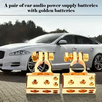 1 Pár pozlátené autobatérie Terminálu Pozitívne /negatívne autobatérie Konektor Batérie Čiapky Terminálu Konektor