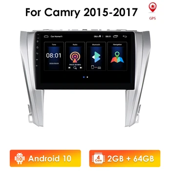 10.1 PALCOVÝ 4G 64 G Android 10 4G Auto Rádio Multimediálny Prehrávač Pre Toyota Camry 8 50 55 2011-GPS Navigácie č 2din dvd