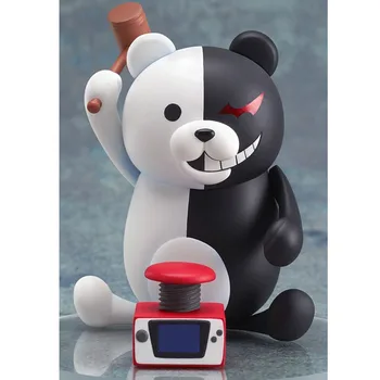 10 CM Kawaii Monocuma Hračka Monokuma Black & White Bear Akcia Postavy Cartoon Zvierat Obrázok Vianočné Darčeky Pre Deti