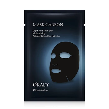 10 Ks Box Balík Aktivovaný Uhlík Hydratačné Čierna Maska Hydratačná, Doplňovanie a Zmenšuje Póry