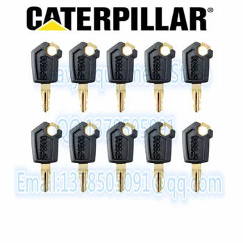 10 KS Kvalitných 5P8500 Kľúč Pre Caterpillar CAT Ťažkých Zariadení Zapaľovanie Rýpadlo Nakladač Dozer Metal & Plastové Black & Gold