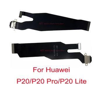 10 KS Original Type-C Dock Konektor Rada USB Nabíjací Port Flex Kábel Pre Huawei P20 / P20 Pro / P20Pro / P20 Lite Časť