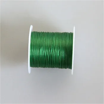 10 Ks/set 10m Elastická Šnúra Červená Modrá Fialová Zelená Čierna Priemer 1 mm Ploché Lano String Závit pre Náramok, Takže DIY Šperky