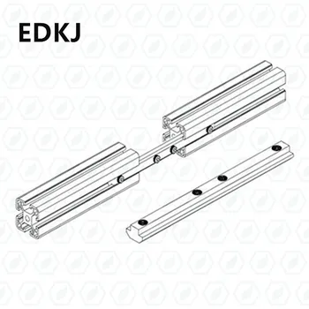 10 ks/veľa normy EÚ 20/30/45 série hliníkový profil časti 20/30/40/45 hliníkové konektor dĺžka 100/180 mm