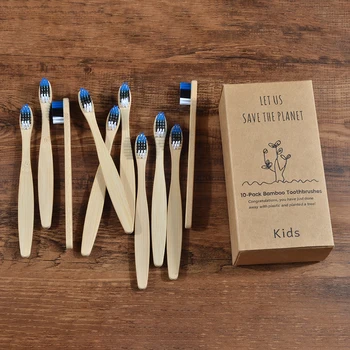 10 Pack estónska vlajka bambusu kefka dospelých&dieťaťa nylonové štetiny kefky eco friendly zubné kefky zubné kefky zubná kefka